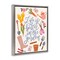 Stupell Industries Life In The Garden Floating Frame, design by Isabela Schielke